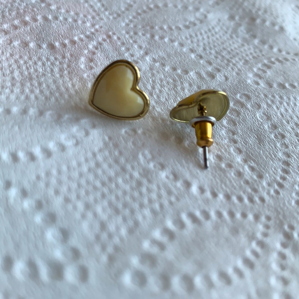 vintage gold earrings - Picture 3 of 3